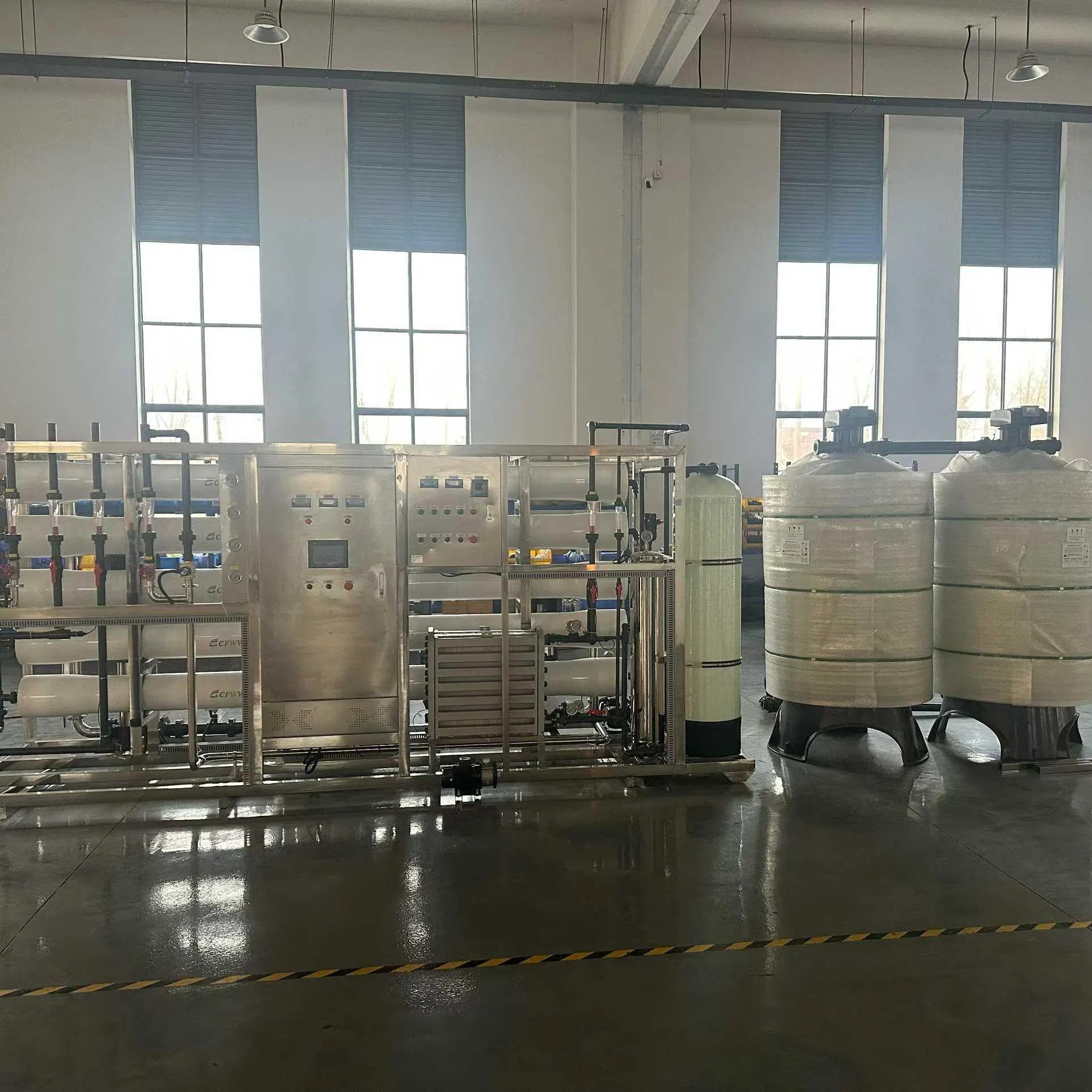 PLC Control Pump Reverse Osmosis Water Purifier System for Industrial Application