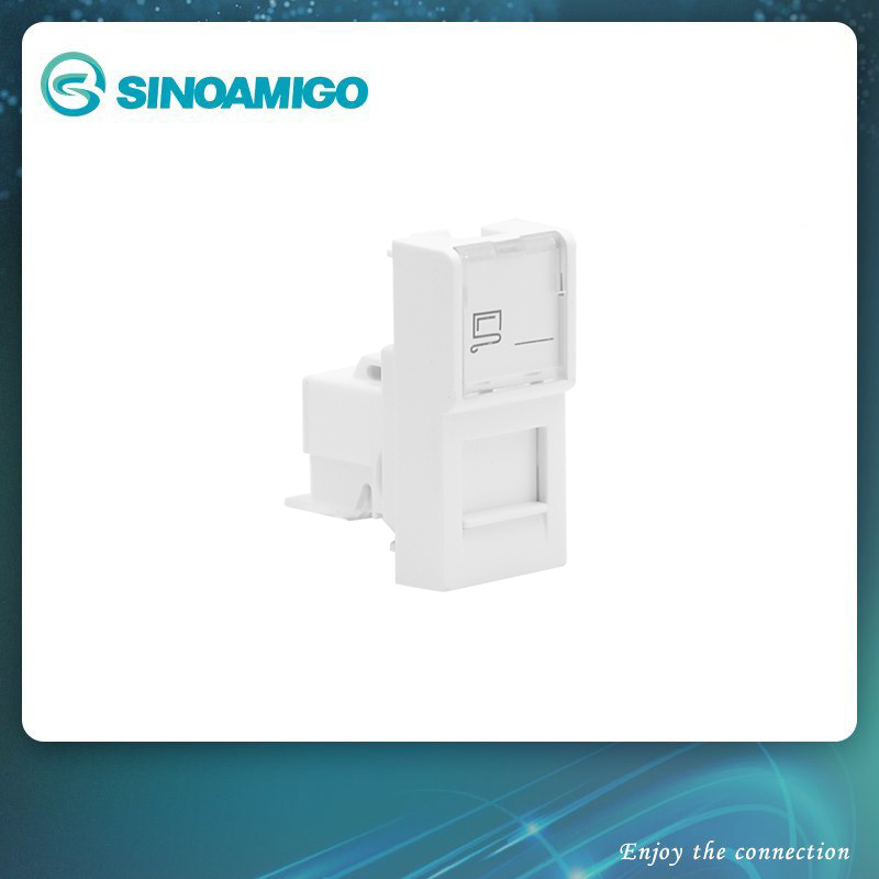 Sinoamigo CAT6/Cat5 RJ45 White Connector/Plug for Network Using