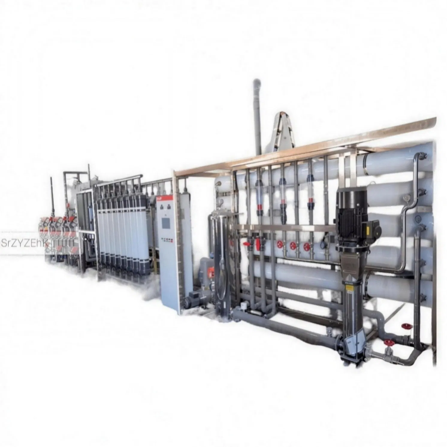 Automated Reverse Osmosis Seawater Desalination System with Cloud Based Monitoring for Performance Tracking Predictive Maintenance and Operational Data