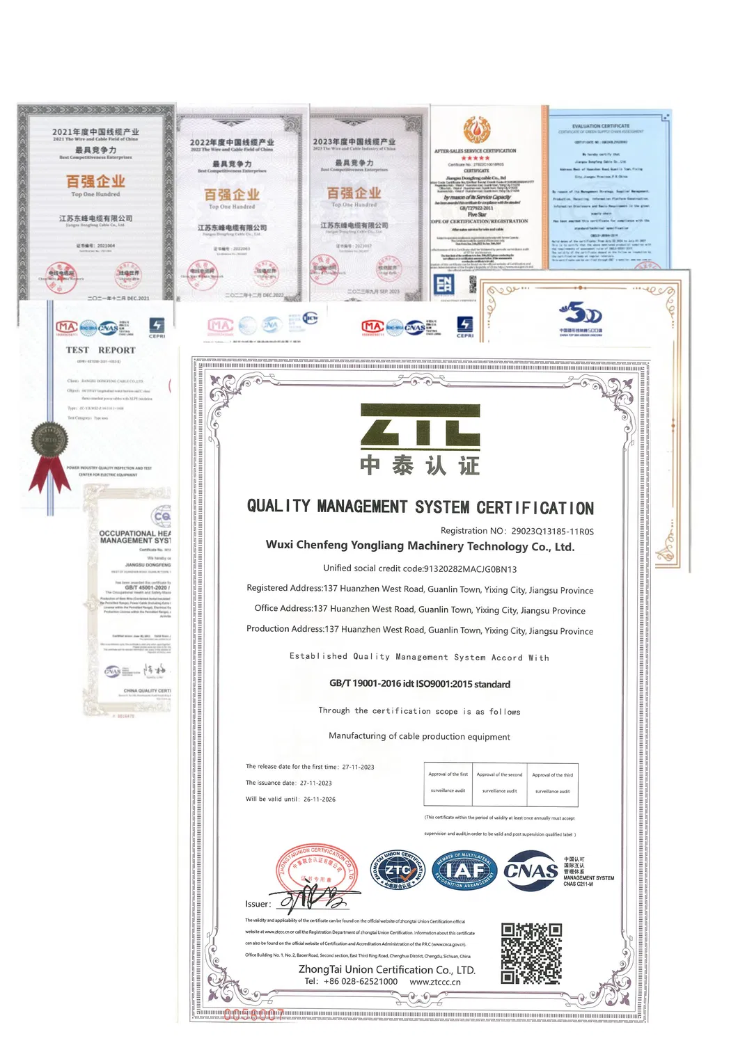 Honor and Certificates