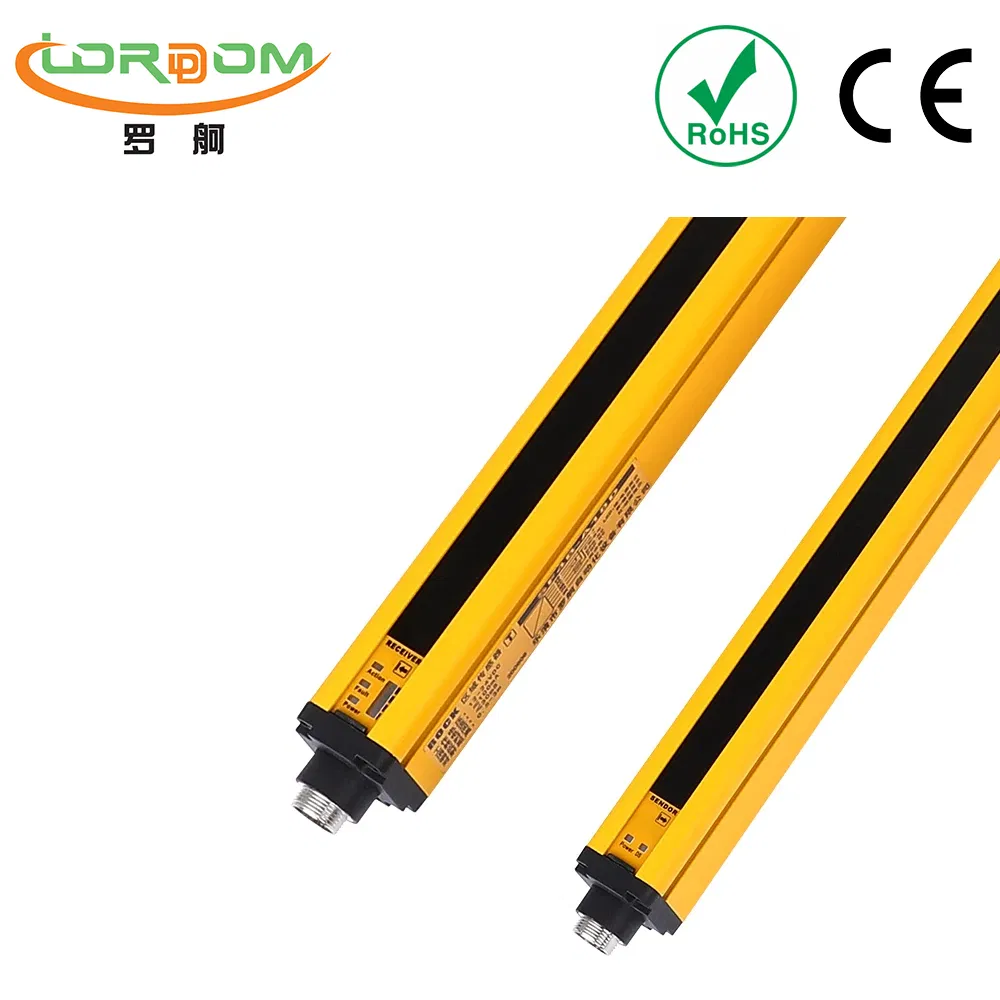 Safety Light Curtain Photoelectric Sensor with Customizable Sensing Distance for Industrial Protection