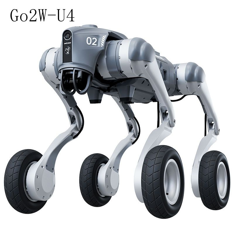 Unitre Go2-W Extreme Edition: High-Speed 2.5m/S Sliding Mode with Handstand &amp; Backflip Capabilities, 100tops Ai Edge Computing