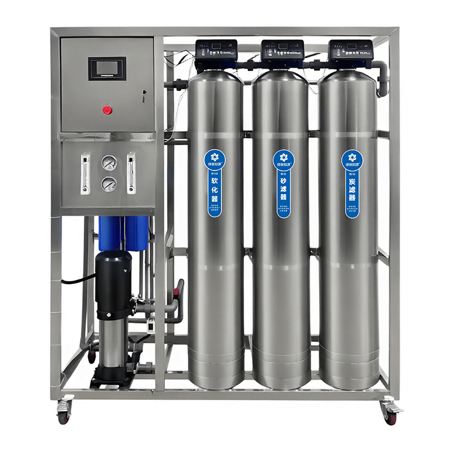 Advanced Industrial RO Water Purification System with PLC Control for Laboratory