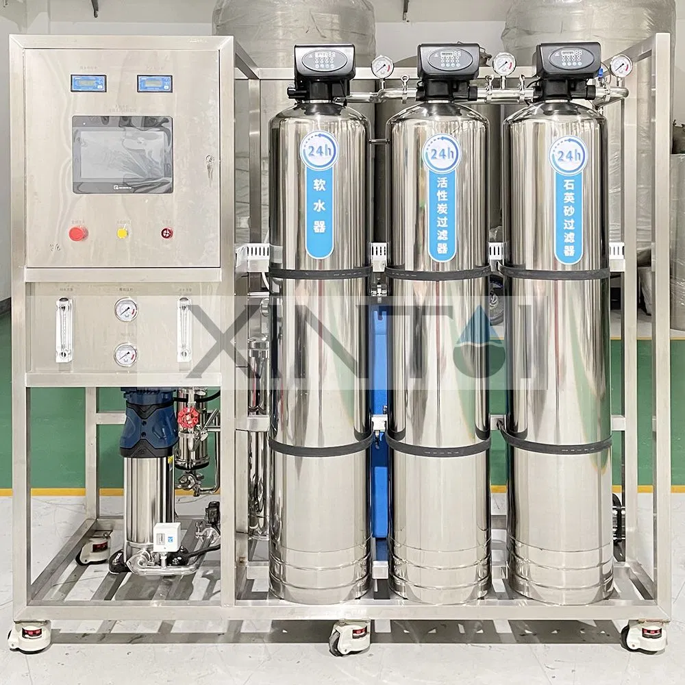 Energy Saving 0.5t/H Osmosis Reverse System PLC Automatic Control Water Treatment Equipment for Industrial Process Water Purification