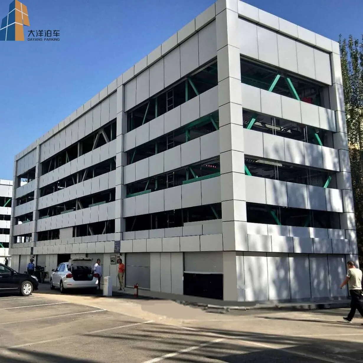 Predictive Maintenance Nine Floor Vertical Rotary Parking System for Uninterrupted Sedan Service