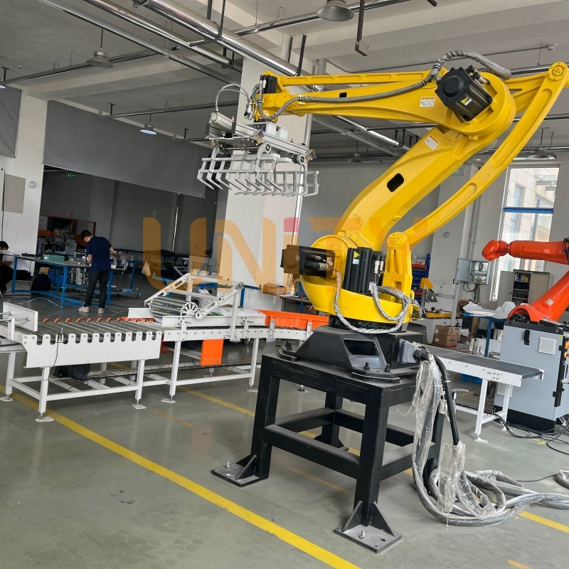 Advanced Fully Automatic Industrial Robotic Palletizer System for Efficient Warehousing