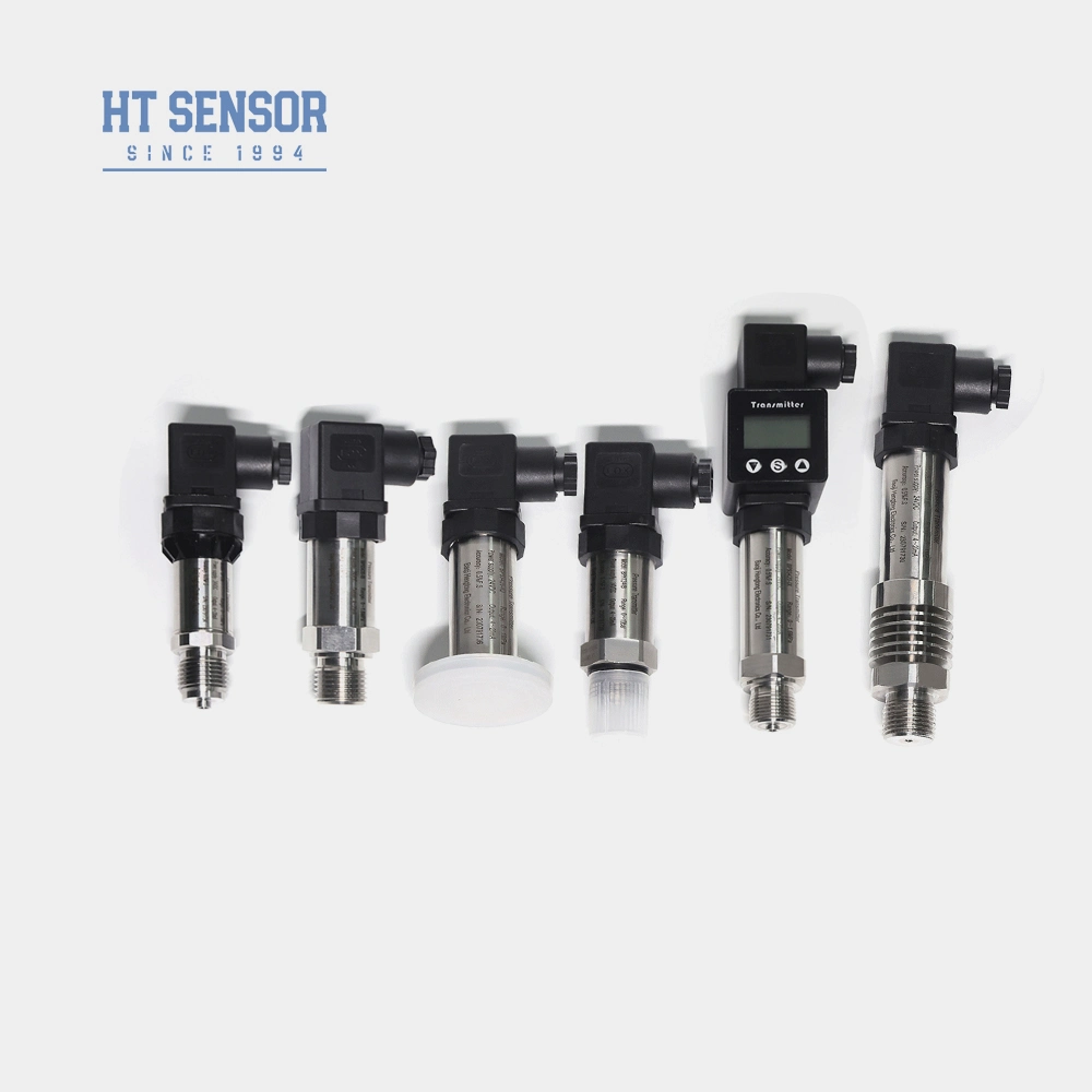 HTsensor 4-20mA Oil &nbsp;Air Water Pressure Transmitter &nbsp;Silicon Pressure Sensor Industrial Transducer