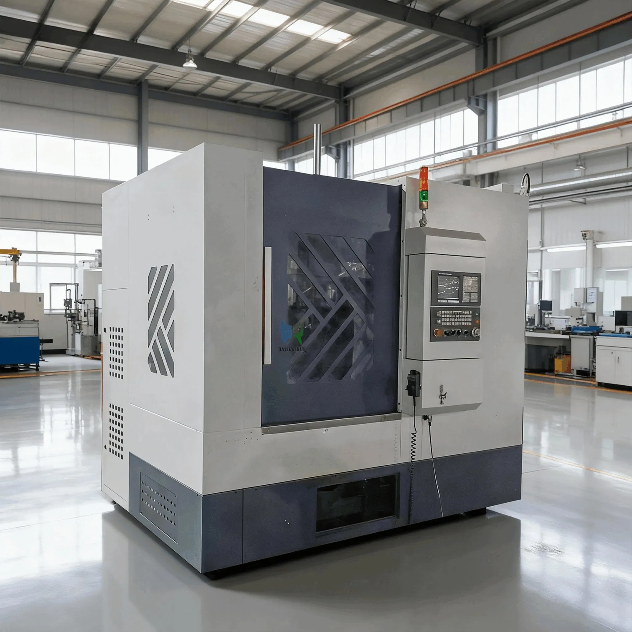Digital Twin Vtc850 Vertical CNC Lathe Full Process Digitization Metal Processing