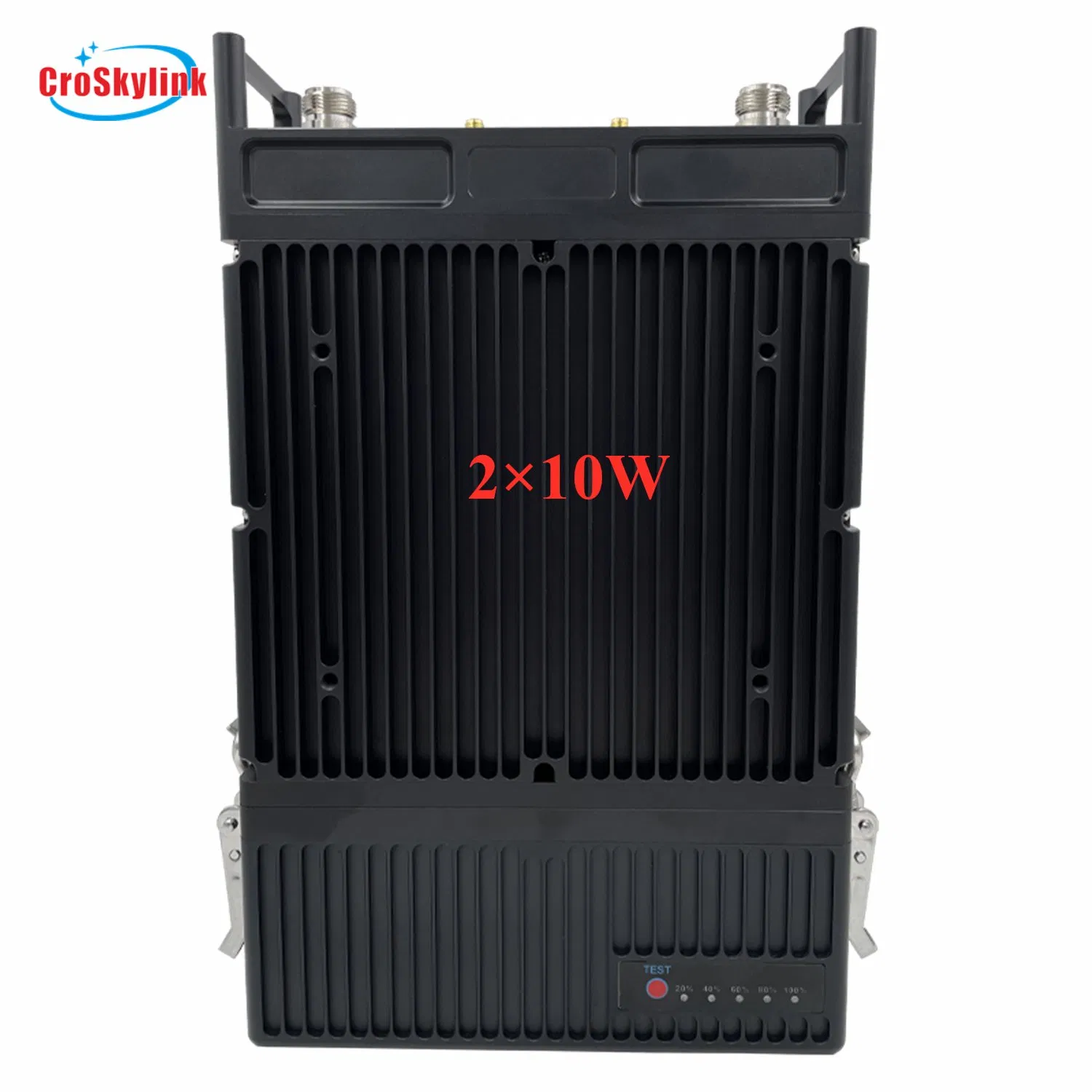 2X10W High Power 300km Wireless Ad Hoc Network Device for Autonomous Fleet Communication