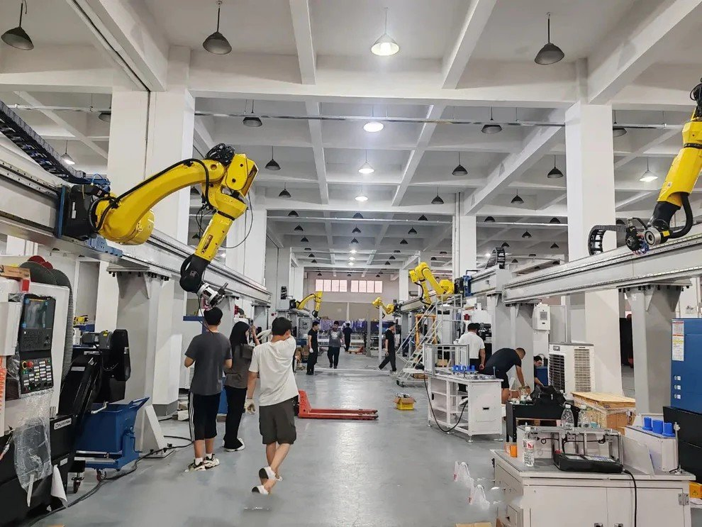 Cartesian Gantry Palletizer Robot High Accuracy Robotic Palletizing System for Packaging Industry