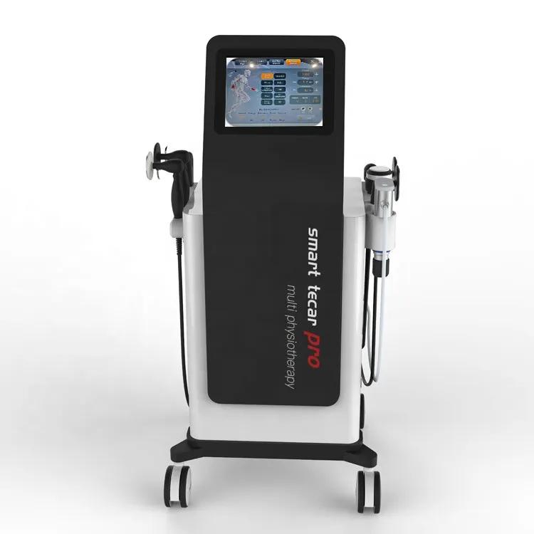 Smart Tecar PRO 3 in 1 Back Knee Pain Relief EMS RF Cet Ret Therapy Physiotherapy Tecar Diathermy ED Therapy Shock Wave