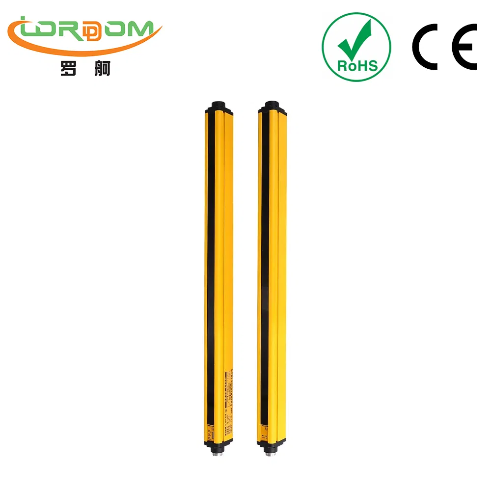 Safety Light Curtain Photoelectric Sensor with Customizable Sensing Distance for Industrial Protection
