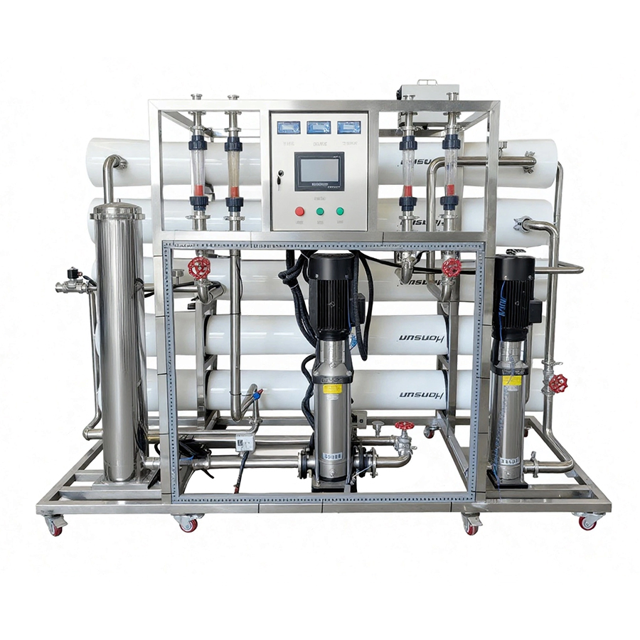 Advanced Industrial RO Water Purification System with PLC Control for Laboratory