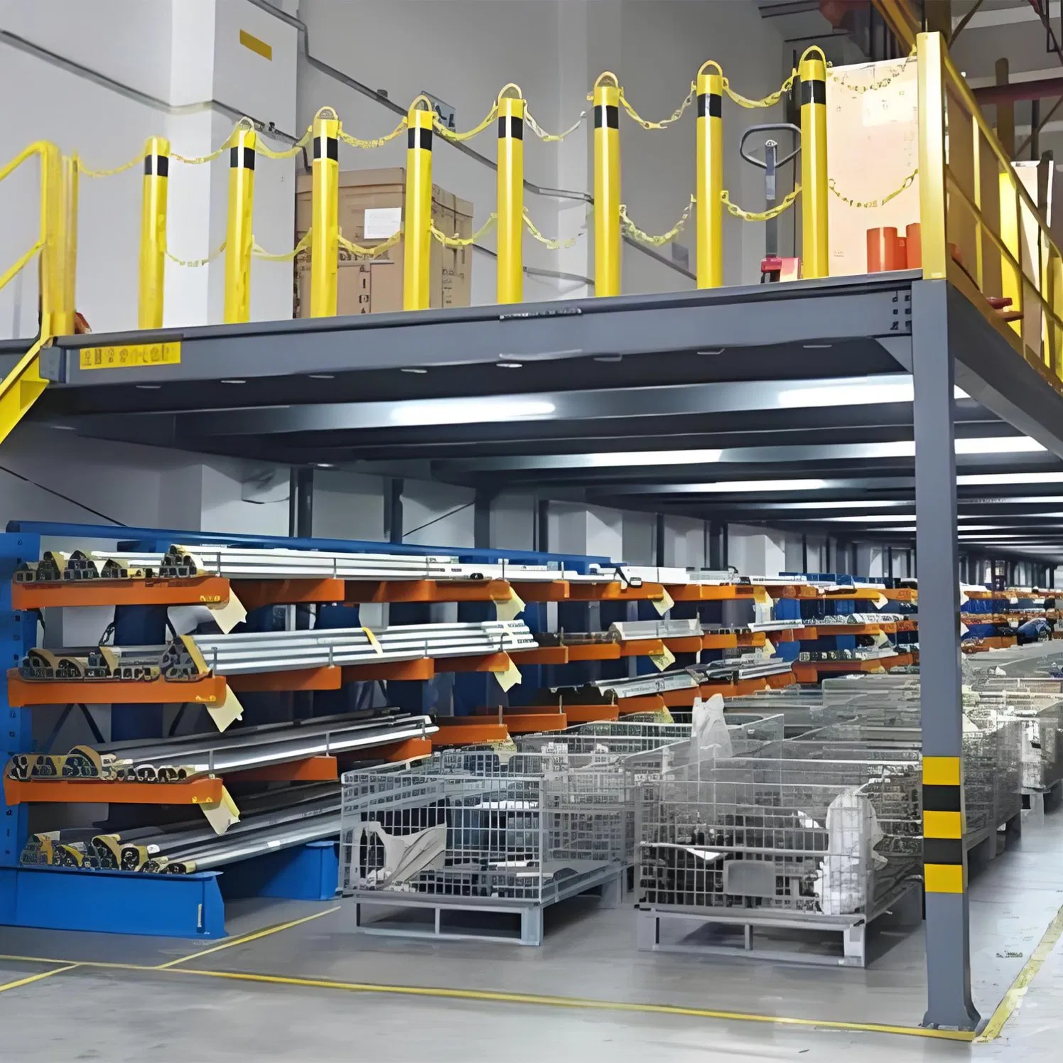 Durable Steel Platform for Heavy Machinery and Industrial Applications