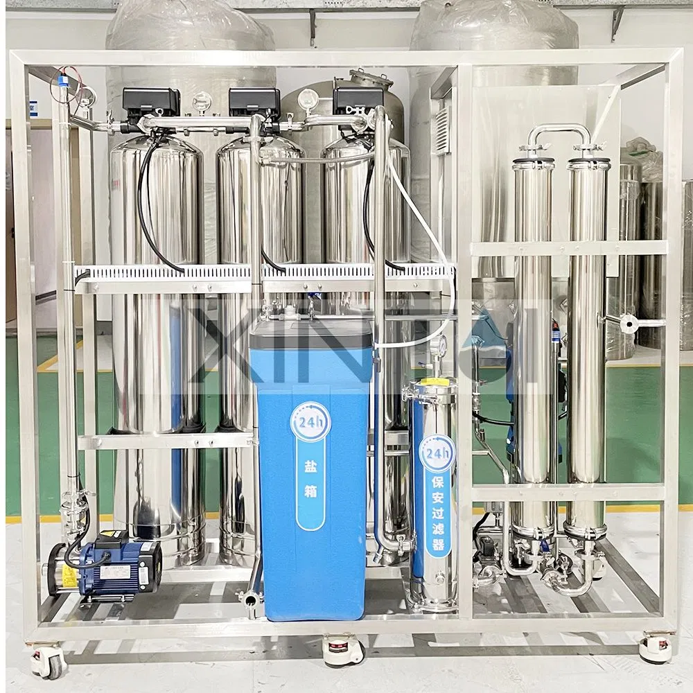 Energy Saving 0.5t/H Osmosis Reverse System PLC Automatic Control Water Treatment Equipment for Industrial Process Water Purification