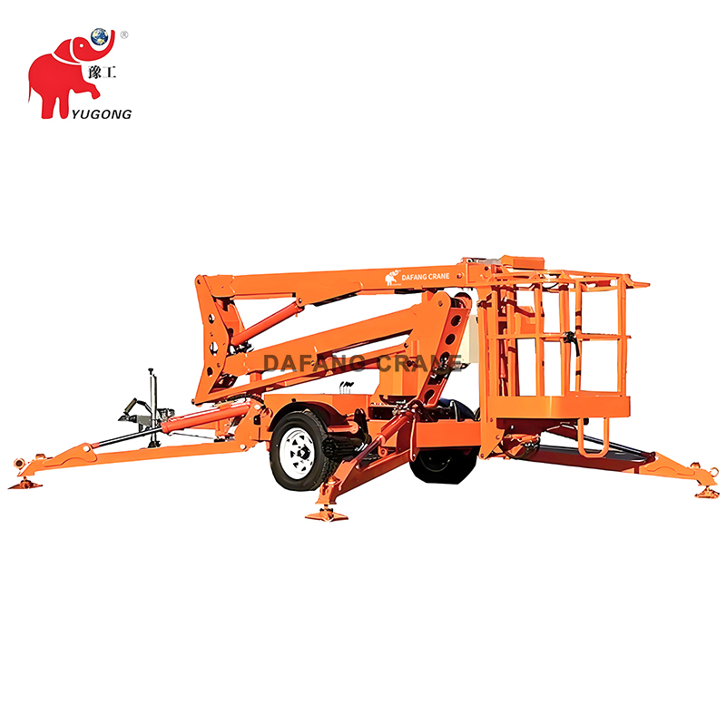 Customizable Flexible Industrial Assembly High-Altitude Operations Use 10 12 15 18 20 M Lifting Height Towable Articulating Boom Lift Platform