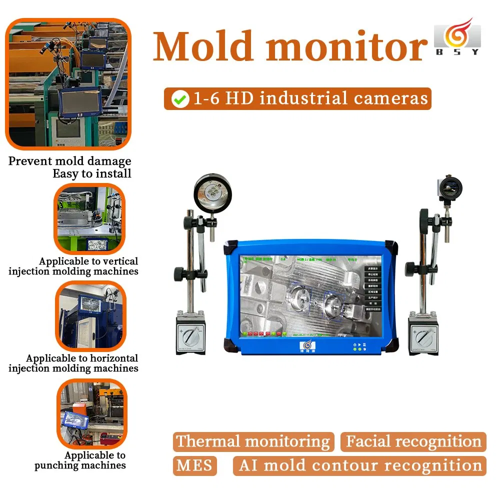 Smart Mold Monitoring System for Injection Machines Auto-Alarm for Abnormal Conditions
