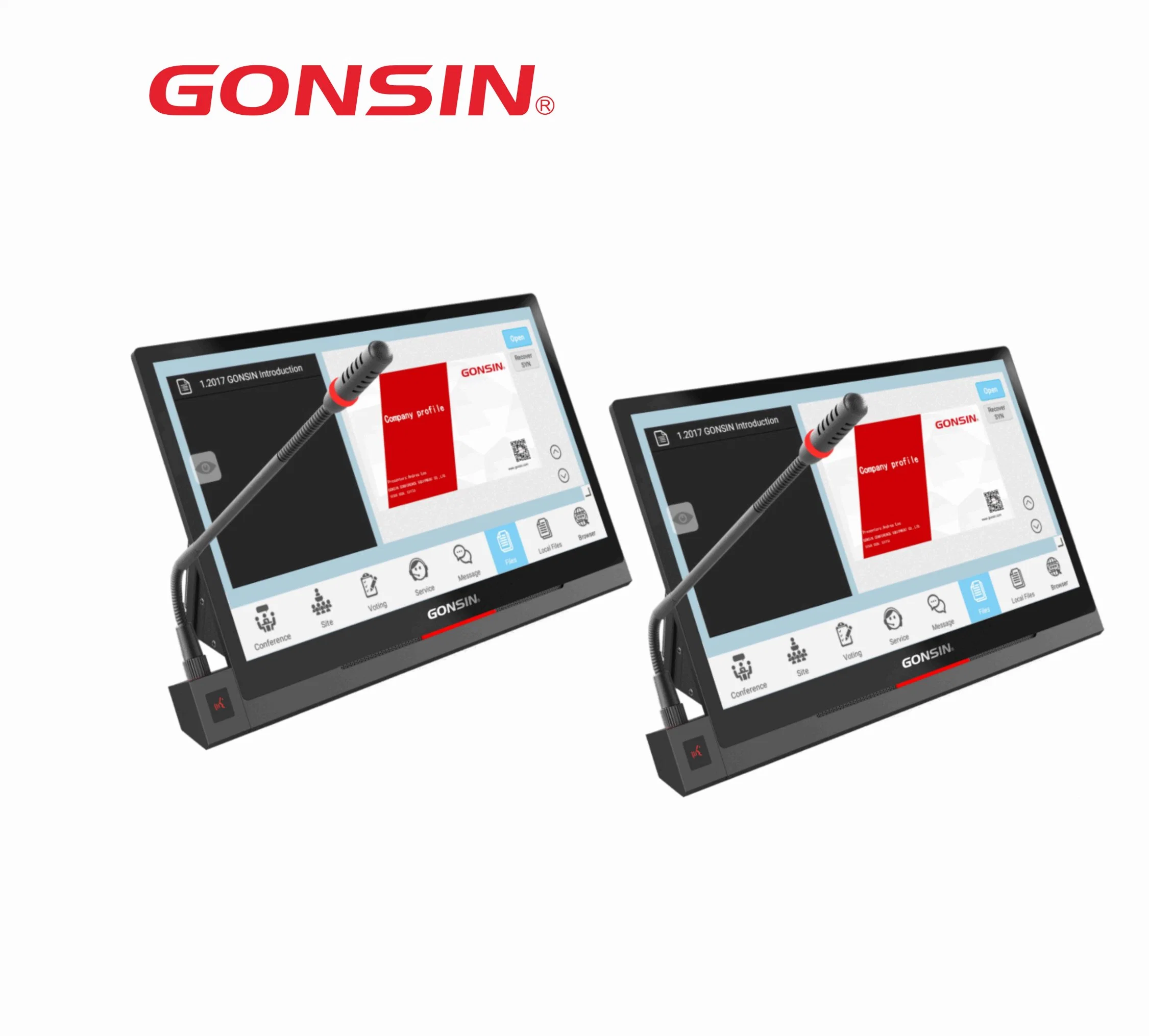 Conference Sound Room Paperless Microphone System with Highly Stable and Reliable System