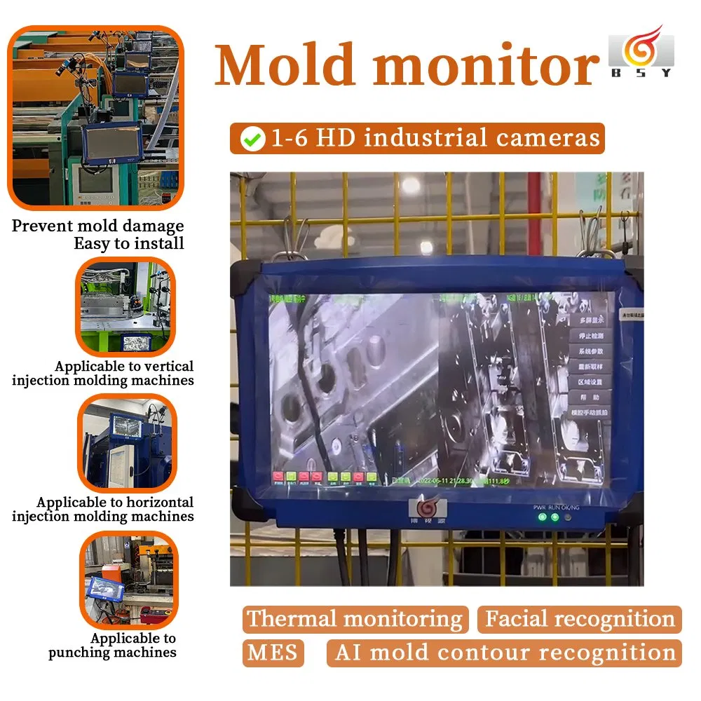 Smart Mold Monitoring System for Injection Machines Auto-Alarm for Abnormal Conditions