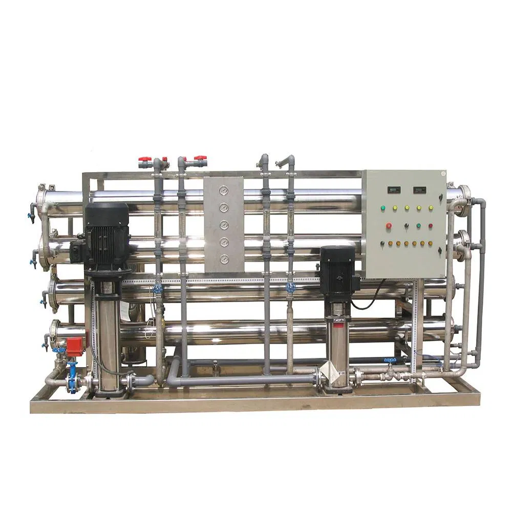 500L/H Industrial Reverse Osmosis System for High-Purity Water Production with PLC Control