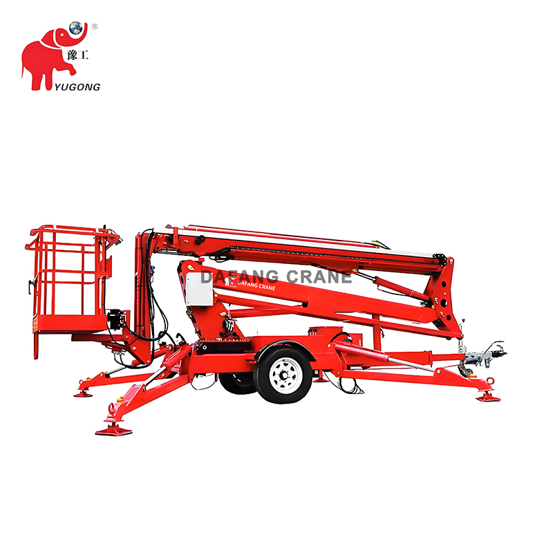 Customizable Flexible Industrial Assembly High-Altitude Operations Use 10 12 15 18 20 M Lifting Height Towable Articulating Boom Lift Platform