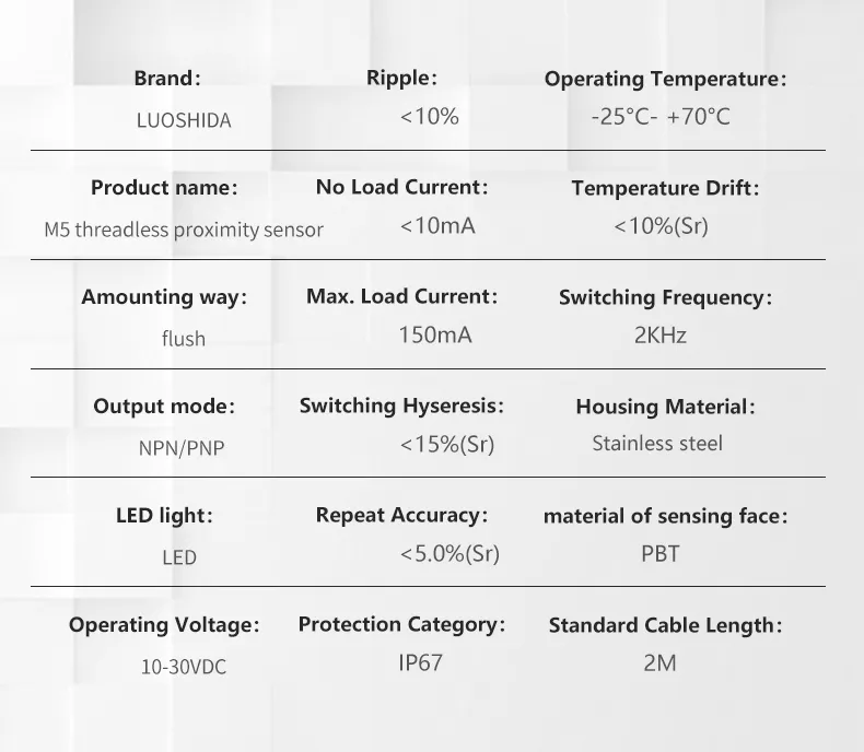 Proximity Sensor Switch 7