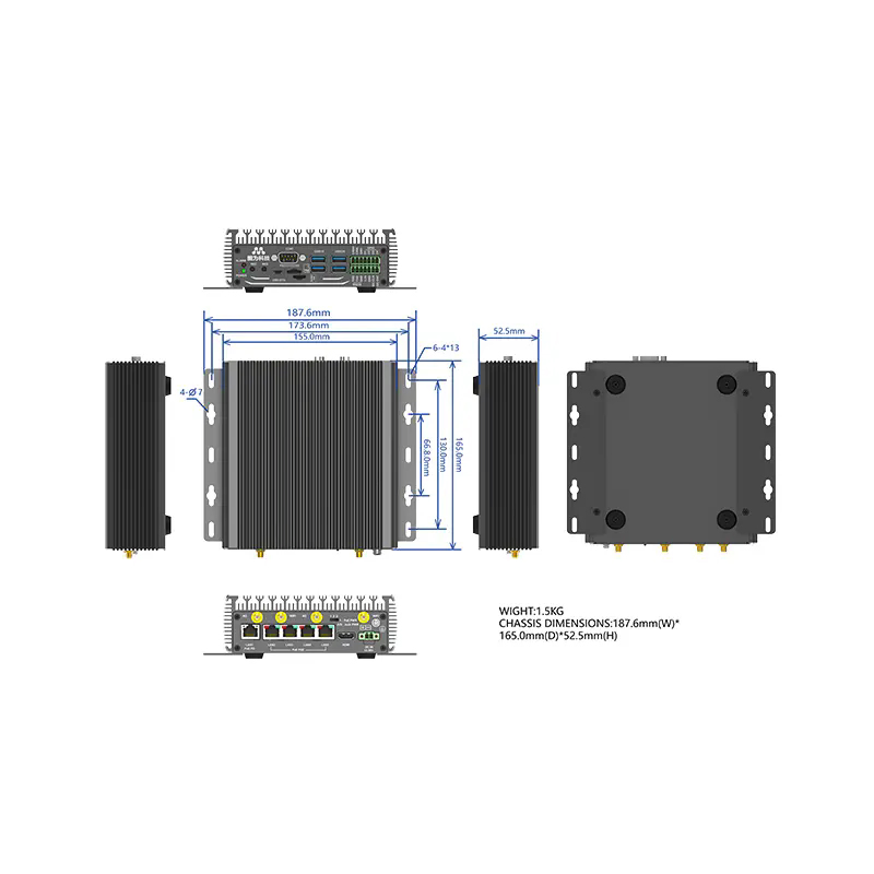 Computing Ai Box Multifunction Edge Ai 8GB 40tops Computing Device