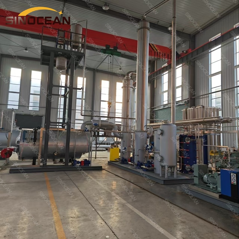 High Efficiency CO2 Recovery and Production System