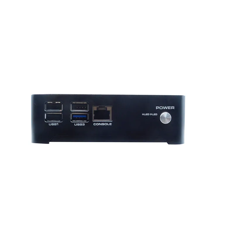 Industrial Fanless Mini PC Rear View