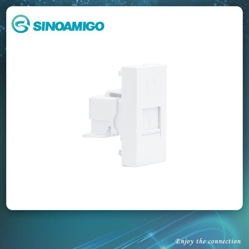 Sinoamigo CAT6/Cat5 RJ45 White Connector/Plug for Network Using