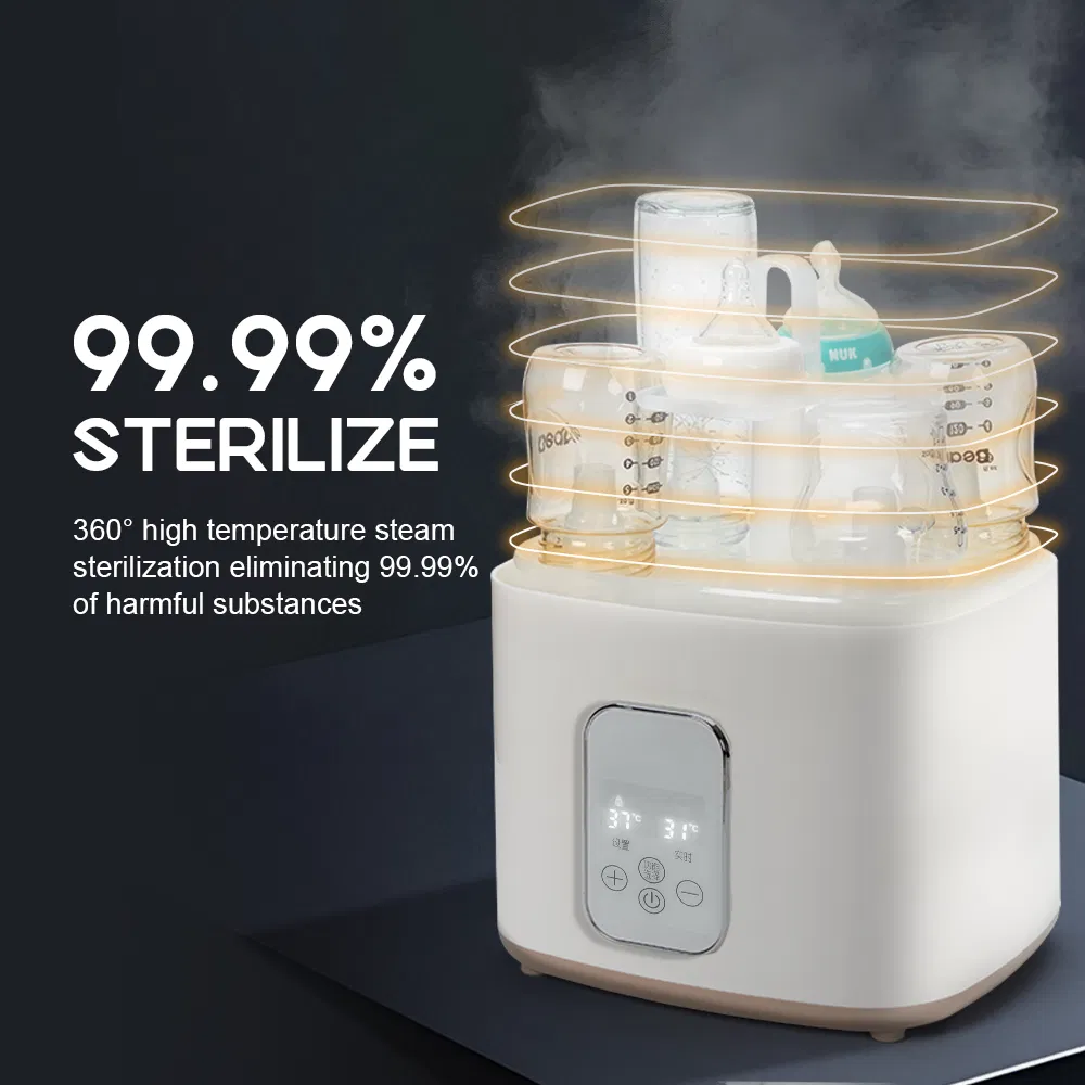 Multi-Function Digital Baby Bottle Sterilizer with Dryer and Twin Bottle Warmer