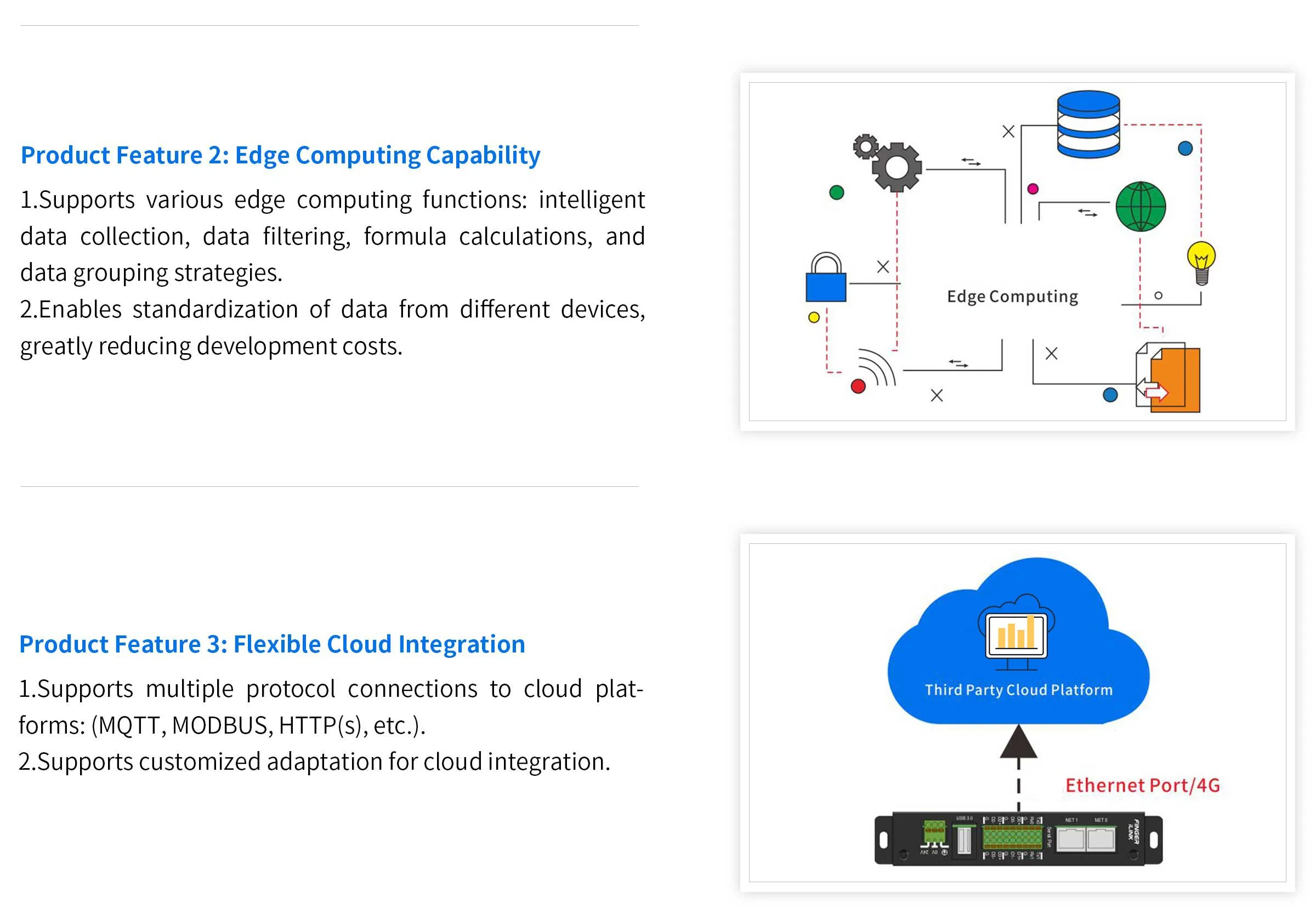 Industrial Control Real Time Recognition Detection Data Local Analysis Industrial IoT Product Edge Computing Digital Gateway