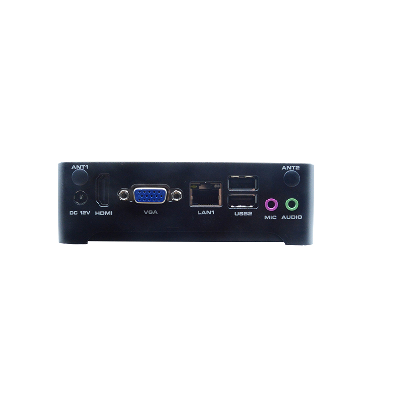 Low Power J1900 Industrial Host Fanless Design 6USB+Gigabit Network Digital Signage/Edge Computing