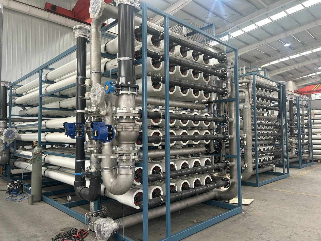 Hot Selling Industrial Water Purifier System with PLC Control Engine &amp; Gearbox Reverse Osmosis 1 Year Warranty 1000L/Hour