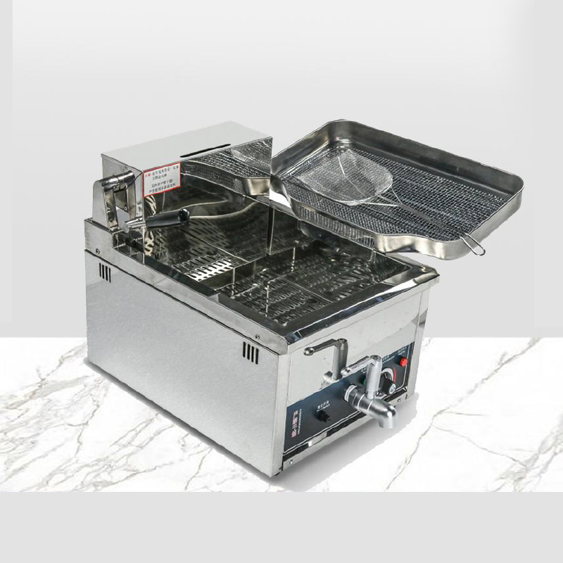 Commercial Electric Fryer Twin-Tank Compact Counter Top Fryer with Digital Thermostat Stainless Steel Construction for Restaurant Catering Kitchen