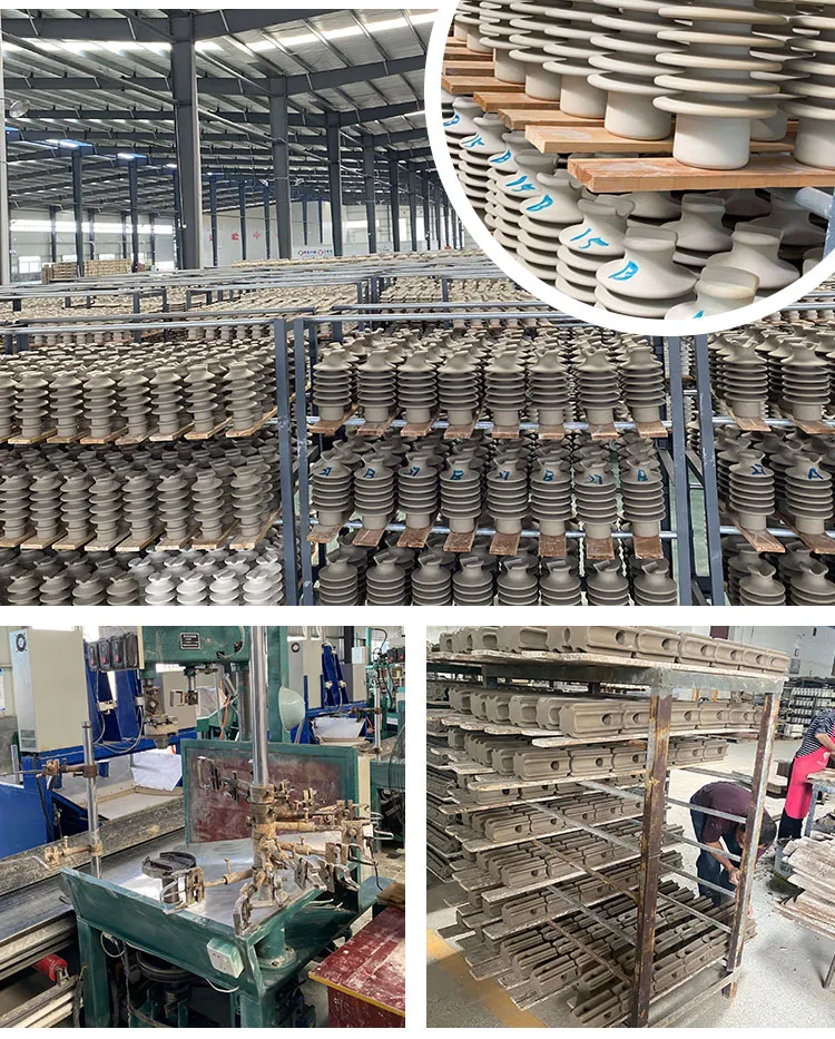 Insulador de tensión de porcelana eléctrica de la serie ANSI 54-3