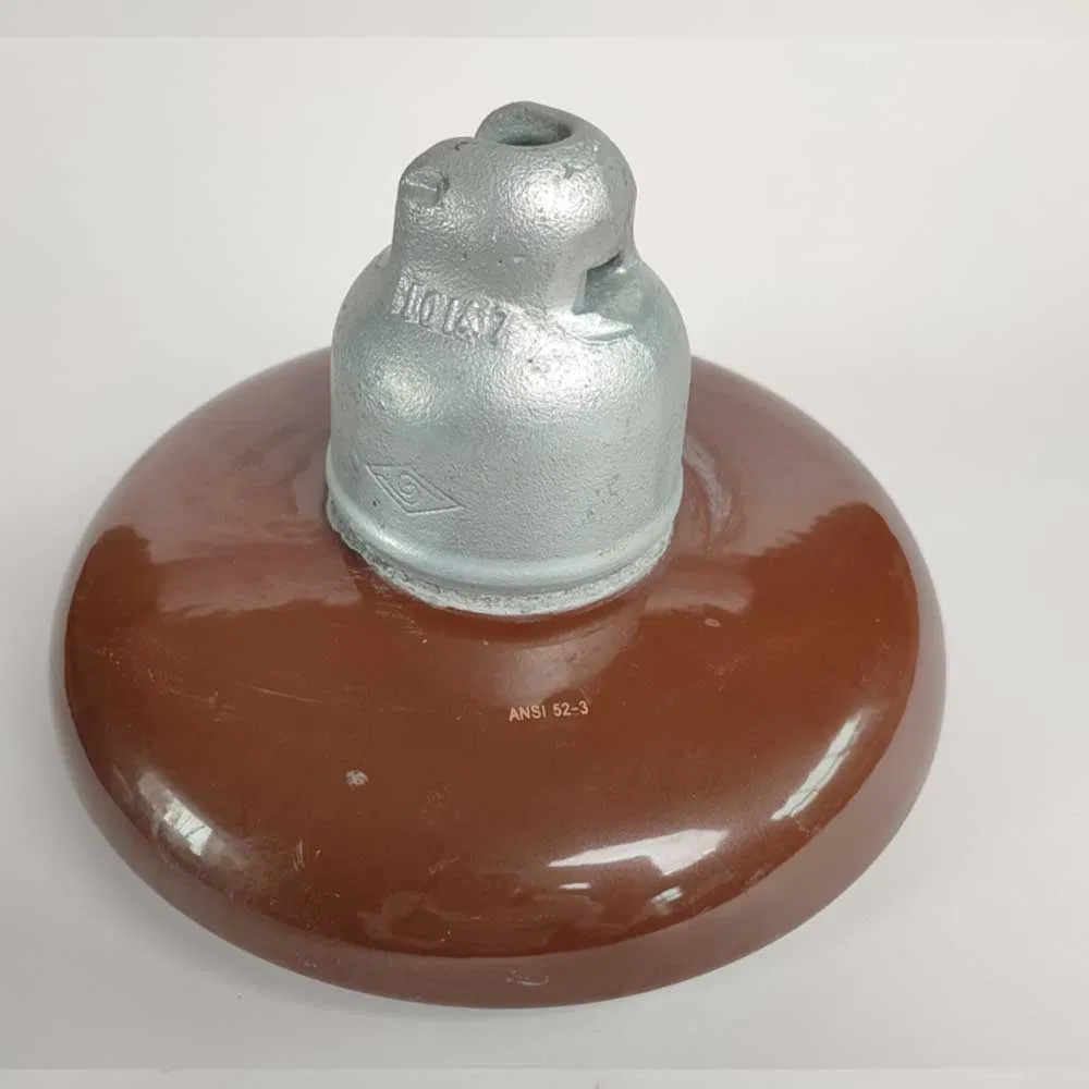 178kn ANSI 52-8 Suspensión de disco aislante cerámico de porcelana