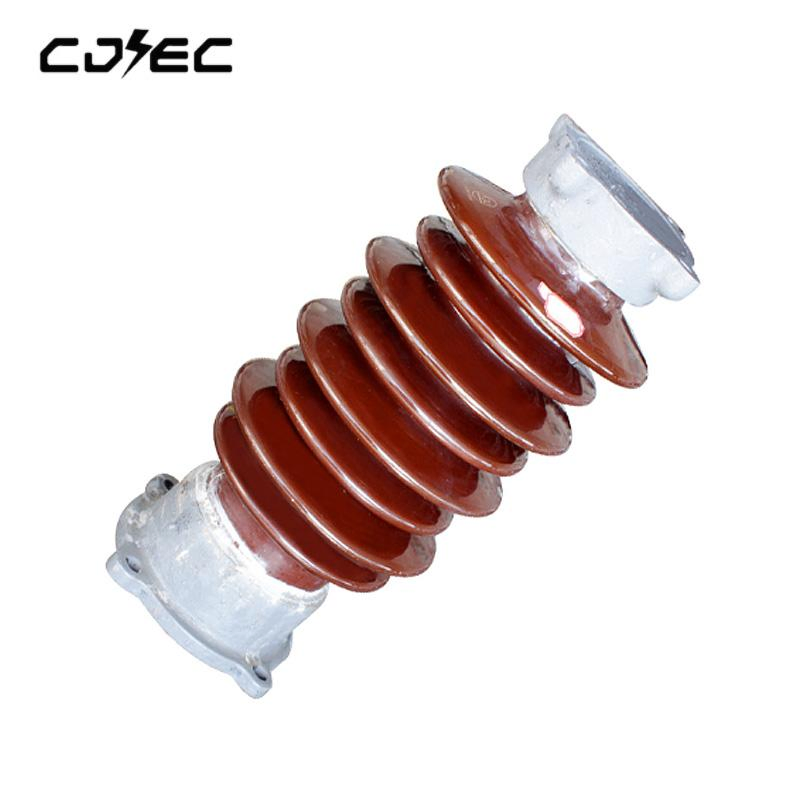 35kv Aislador cilíndrico de núcleo sólido de porcelana