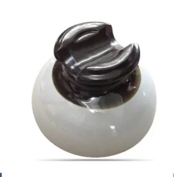 Aislador de tipo pin de vidrio porcelana para línea de postes