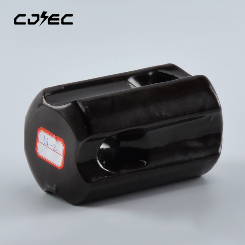 54-2 Serie 11kv/33kv Aislador de porcelana ANSI, aislador de cerámica para tensores, accesorios para postes de equipos eléctricos