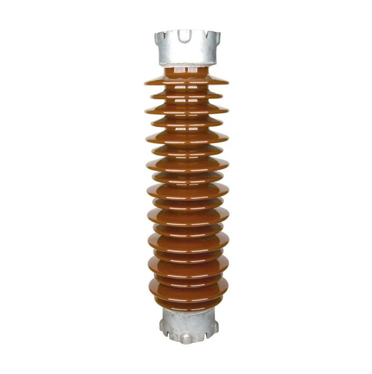 Aislador de porcelana de núcleo sólido de tipo poste de línea ANSI C4-200 de alta calidad para líneas de transmisión