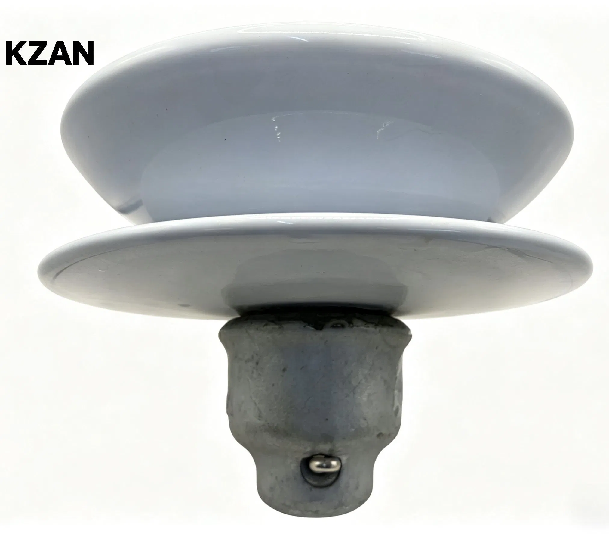 120kN Aislador de Suspensión de Porcelana con Esmalte Blanco Doble U120bld Tipo de Tapa y Pasador para Líneas de Transmisión de Alta Tensión