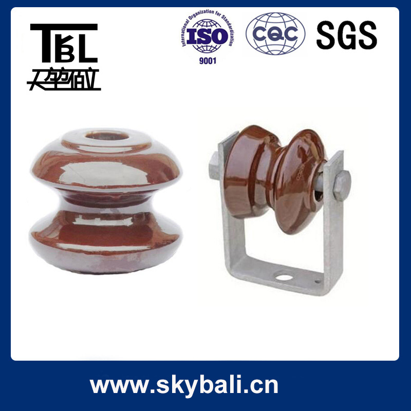 Aisladores de bobina ANSI 53-5 / Aislador de línea Aislador de porcelana para baja tensión