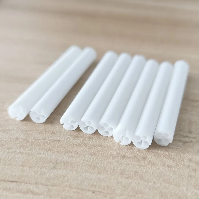 Aisladores de porcelana eléctrica de alta tensión de tecnología avanzada, piezas de cerámica de estearita