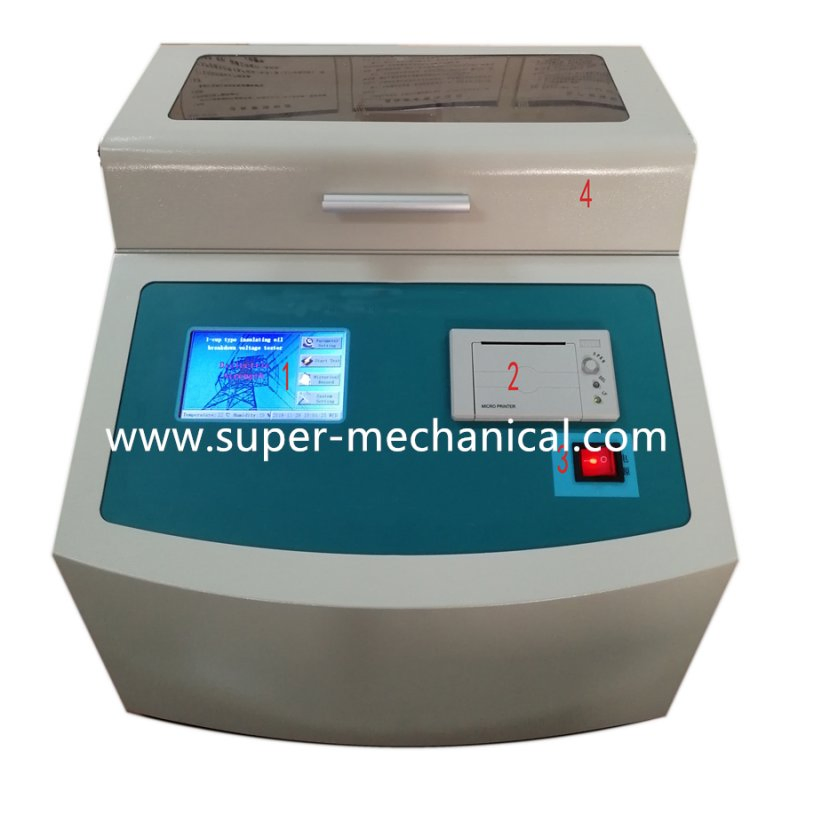 Kit de prueba de voltaje de ruptura automático de aceite aislante de China ASTM D1816 D877 medidor de resistencia dieléctrica IEC60156 precio del aparato de Bdv de aceite aislante para transformadores
