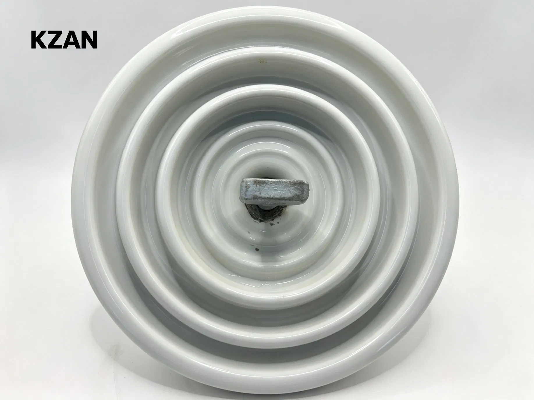 Aislador de suspensión de disco de porcelana reforzada con fibra de vidrio para alta tensión, certificado por IEC 70-240kv clasificado