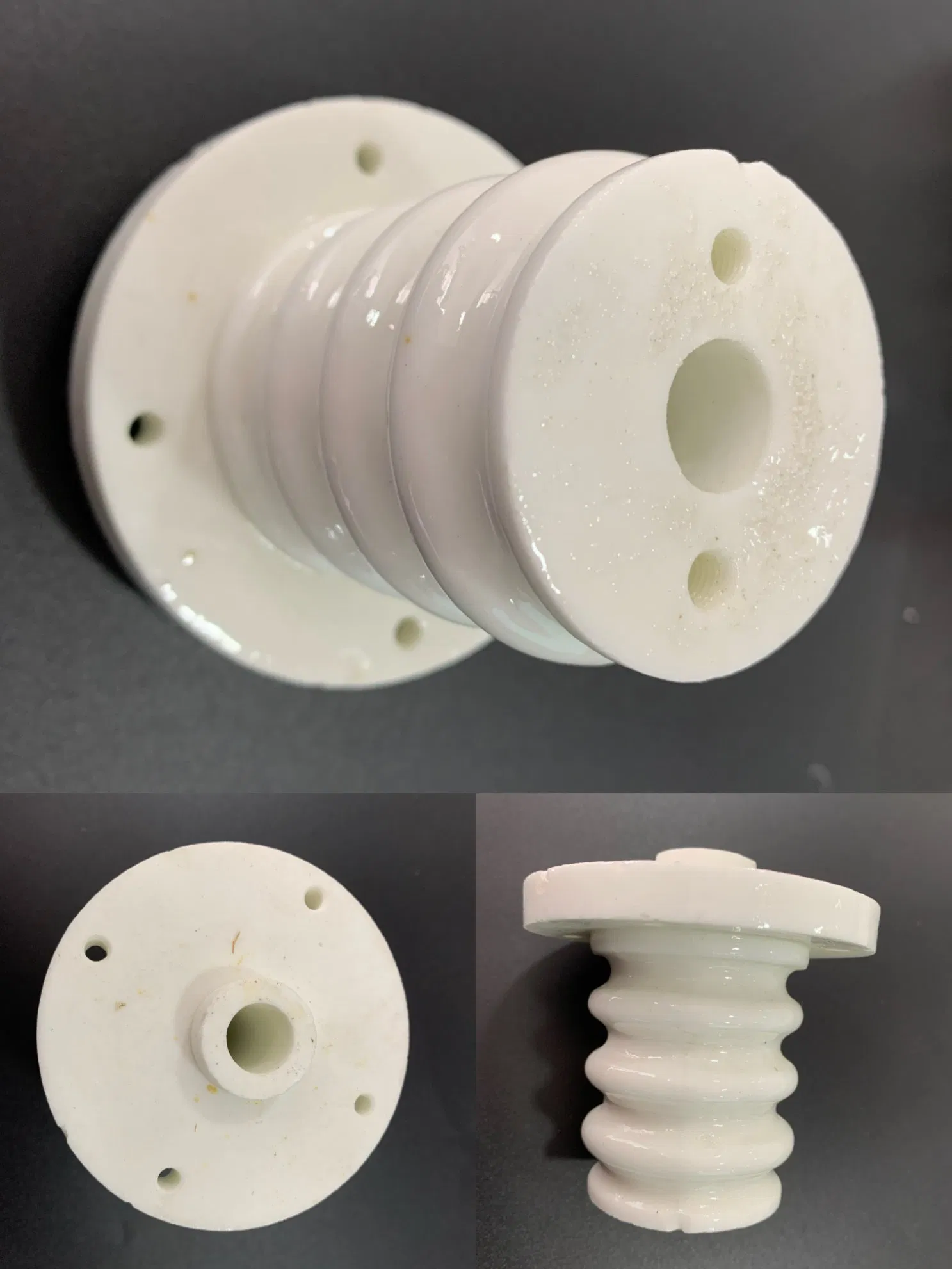 Aislador de porcelana de poste de núcleo sólido 132kv para transformador