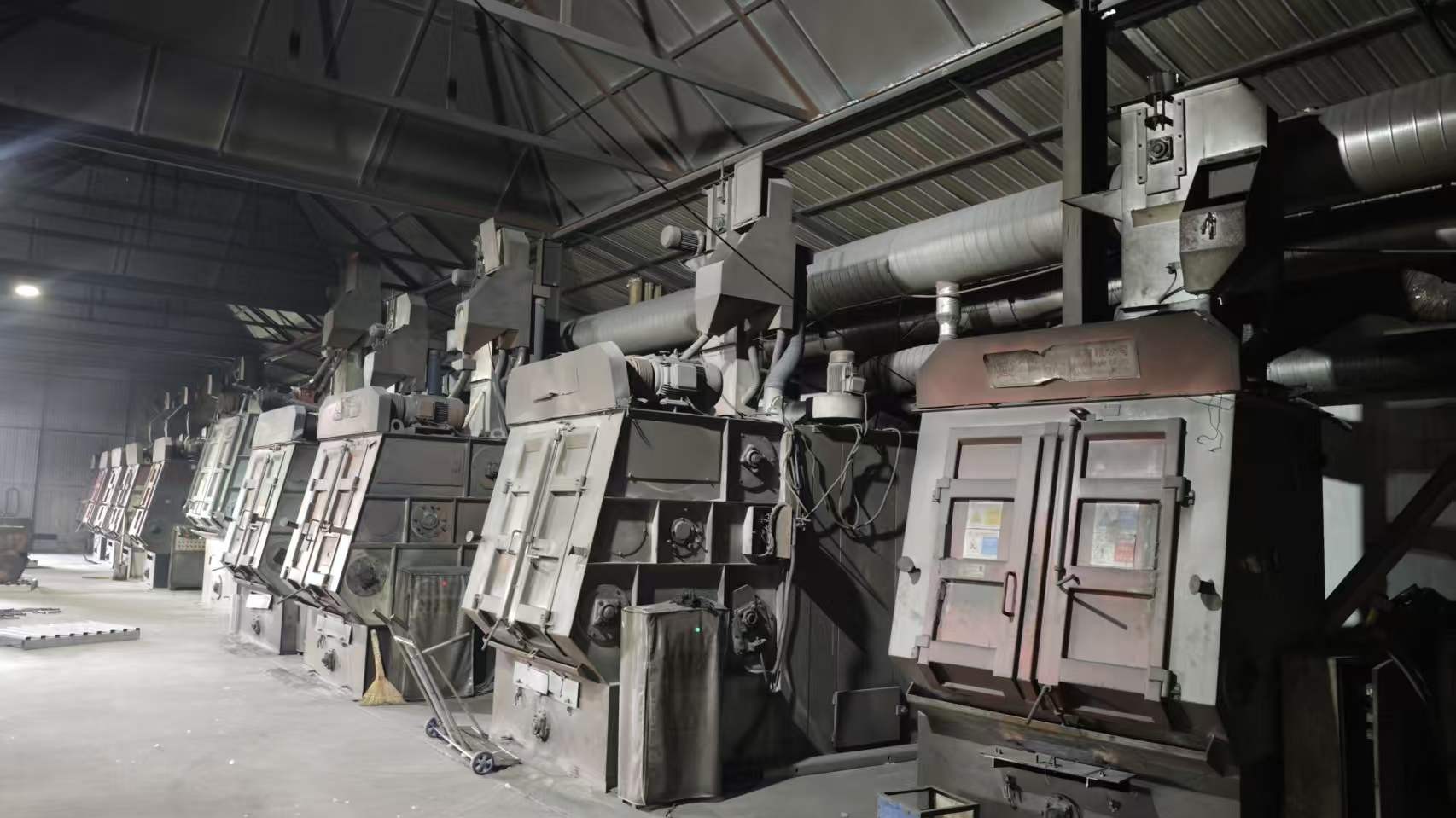 Surface blasting treatment for electrical equipment components at EGA Electric