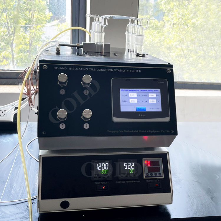 Baño de Prueba de Estabilidad a la Oxidación de Aceite Aislante Automático según ASTM D2440 Aparato