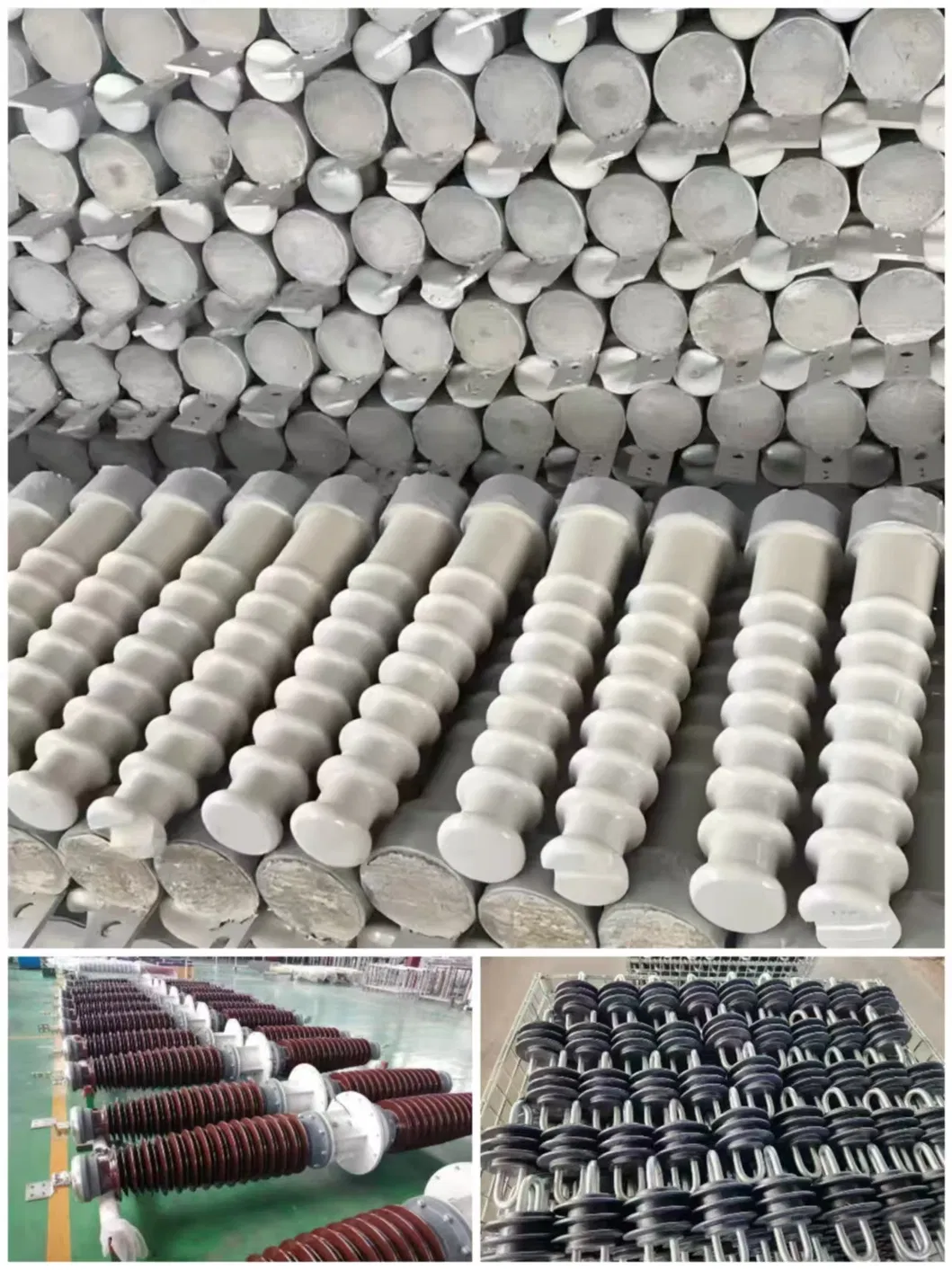 Aislador de porcelana de núcleo sólido con diseño anti humedad para un rendimiento confiable en redes exteriores